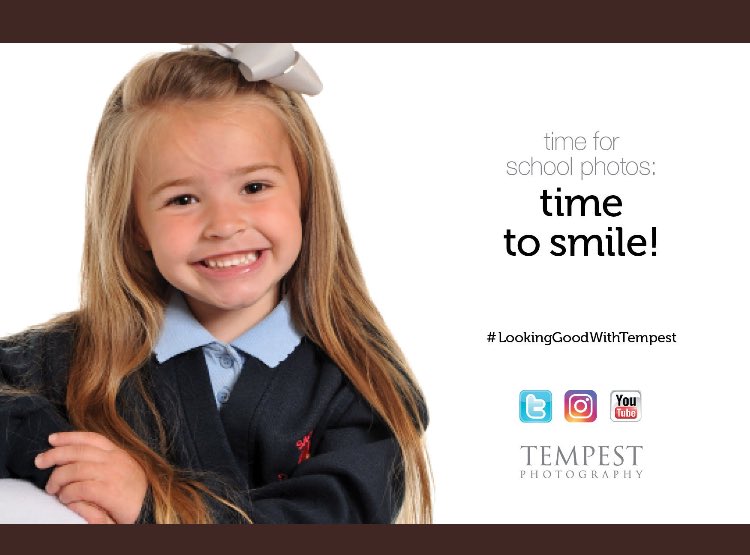 tempestchrisd's tweet photo. Christine and Celine are looking forward to seeing you tomorrow for your school photos @HillFarmPrimary. Make sure you look your best and practice those smiles #Lookinggoodwith Tempest https://t.co/iNauT3KQem