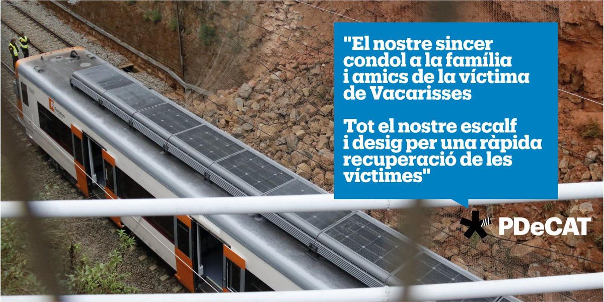 PDCSentmenat's tweet photo. 🔵 El nostre sincer condol a la família i la víctima de #Vacarisses. Tot el nostres escalf i desig per una ràpida recuperació de les víctimes  🖤 Gràcies Mossos d'Esquadra, Bombers, Emergències i Sistema d'Emergències Mèdiques https://t.co/GEKogZ9MZV