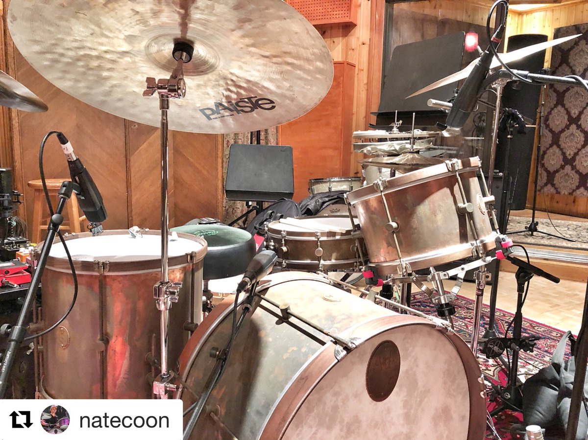 tnrproducts's tweet photo. @NateCoonMusic setup is always sharp! Glad #bootyshakers are part of the Sound with @AnFDrumCo @InnovativePerc @porteranddavies @PaisteNation @baldmanpercuss1 #anfdrum #paiste #tnrproducts #moderndrummer #bigbangdistribution #musikwein #innovativeperc #drumlife #drumfam #drums https://t.co/e2UMbk4qSm