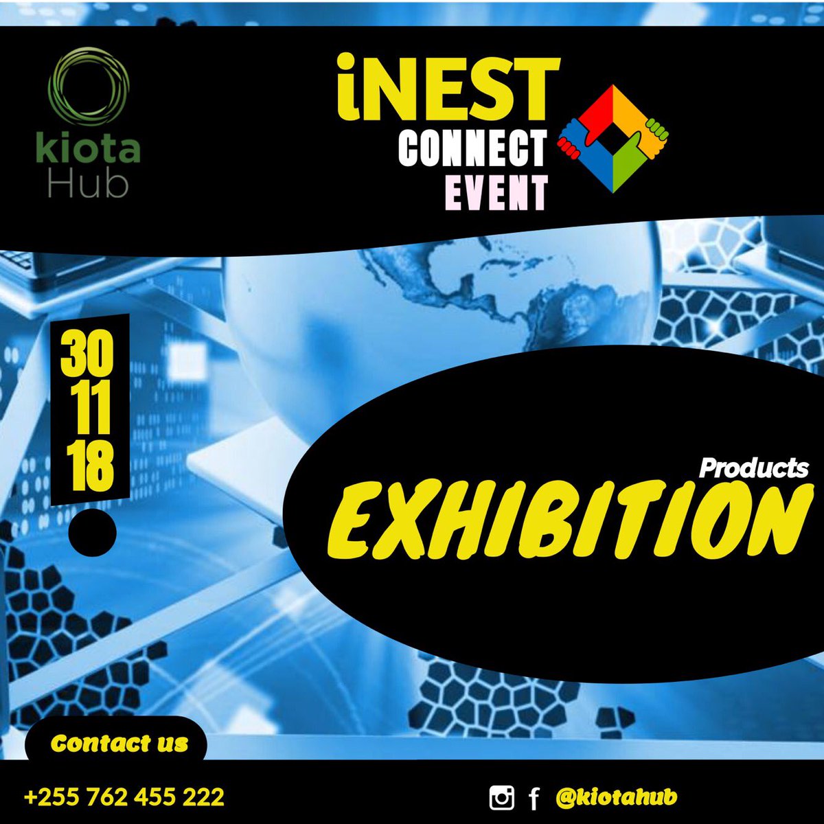 kiotahub's tweet photo. Kiota hub is proudly calling out for all startups to register for #inestconnect18 Event as there will also be Products Exhibition! Register via a link 👇🏿 and become part of the Event!
.
https://t.co/52Ck3eAro1 https://t.co/xa642VBtgk
