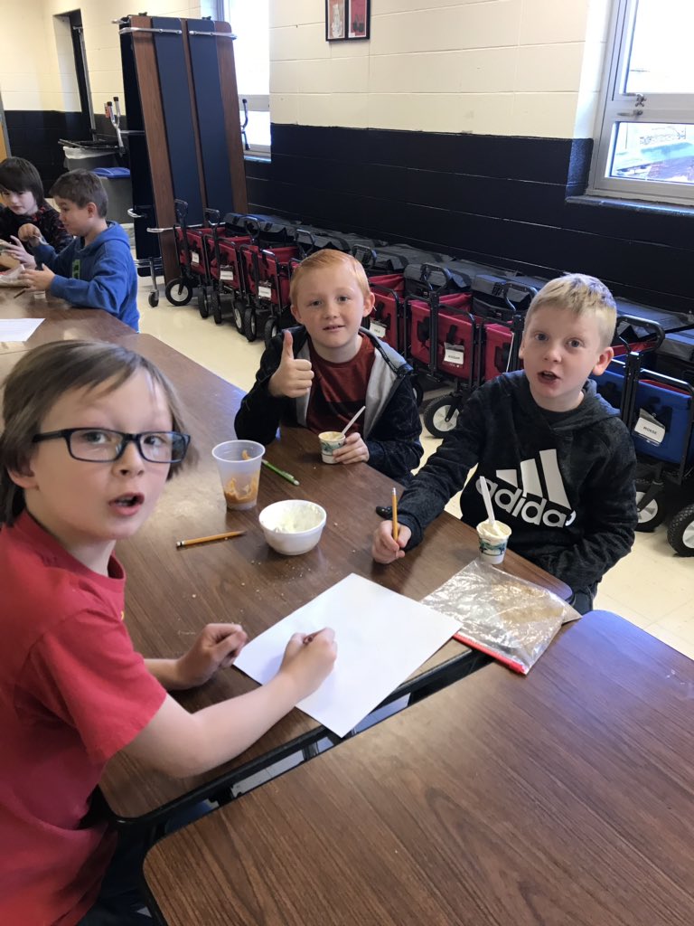 VirdensThird's tweet photo. They like it! They really like it! @SpartaTrojans @VirdensThird @SpartaR3Schools  #liltrojans #pumpkinspice https://t.co/Nb4twbK4wz