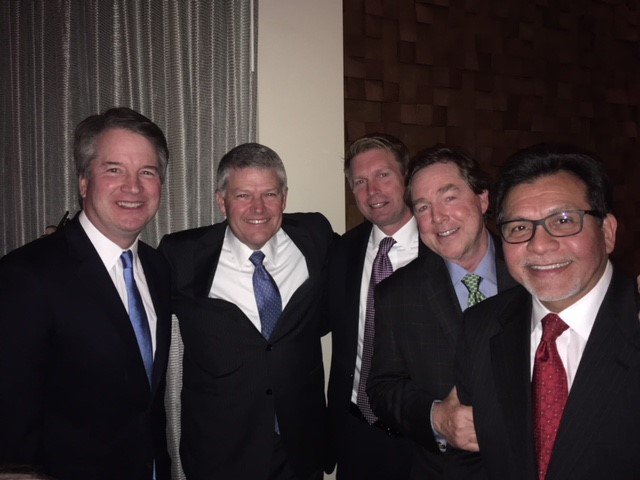 Alberto R. Gonzales (@argonzales) on Twitter photo Another great year attending the dinner for alums of the White House Counsel's Office with <a href="/BrettKavanaugh/">Justice Kavanaugh</a> , David Leitch, Ted Ullyot and Edward McNally. #Alumni #WhiteHouse #lawyers #WashingtonDC Another great year attending the dinner for alums of the White House Counsel's Office with <a href="/BrettKavanaugh/">Justice Kavanaugh</a> , David Leitch, Ted Ullyot and Edward McNally. #Alumni #WhiteHouse #lawyers #WashingtonDC