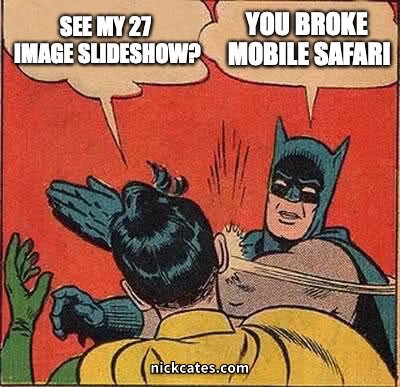 nickcates's tweet photo. Peeps be gettin' crazy with website slideshow images. A good practice would be... If you must have a slideshow, 5 slides max, and never for the page banner.
.
.
#digitalmarketing #ux #graphicdesign #website #webdesignen #business #webdevelopment #webdeveloper https://t.co/xTWxVzEG0A