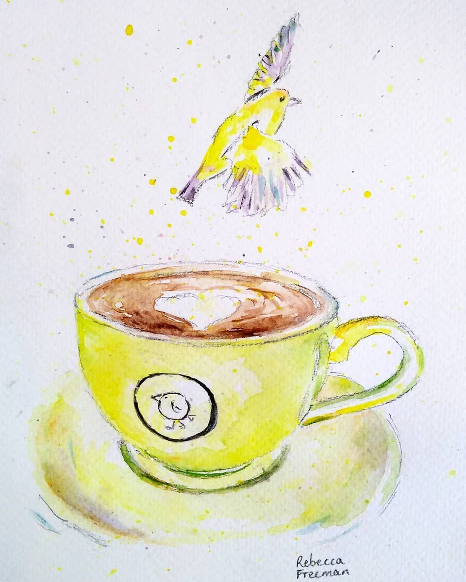CanaryCoffeeUK's tweet photo. It’s not every day that we are featured in a beautiful bespoke watercolour illustration! Thank you @rebeccafreemanart, we love it! 🎨 😍

#watercolour #illustration #novotellondoncanarywharf #canarywharf #canarycoffeeuk #novotel #novoteluk #londoncoffee #londoncoffeeshops #london https://t.co/LYormQgwSx