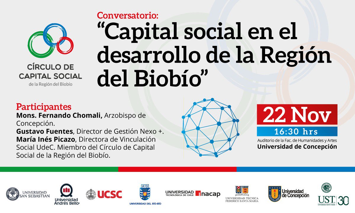 BenitoUmana's tweet image. Recuerden este jueves 22 de noviembre, a las 16:30 horas, en el Auditorio de la Facultad de Humanidaded y Artes de la Universidad de Concepción