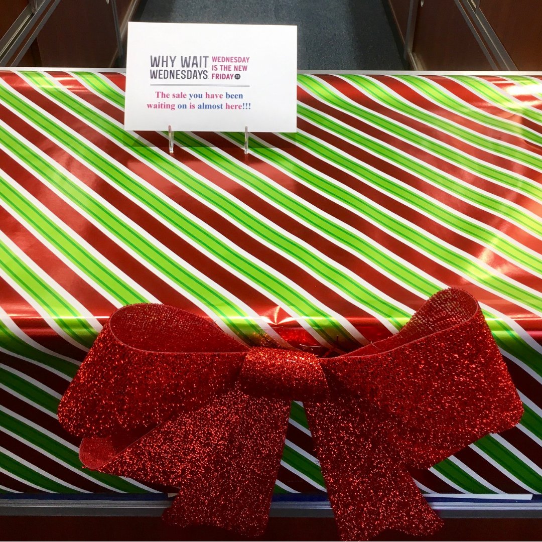 NationalPawnNC's tweet photo. Ready for a sneak peek of our #WhyWaitWednesday sale? We're gift wrapping jewelry cases full of special savings to prepare for the sale tomorrow, Nov. 21, across all of our 17 locations. Visit our location nearest you and unwrap the savings yourself: https://t.co/7CMuJ6Z5Bu https://t.co/X8DRhCFSIG