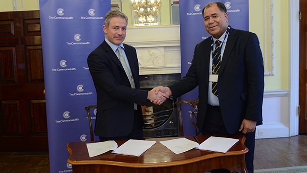 nektonmission's tweet photo. Exciting new partnership signed btw the #Commonwealth and #nektonmission  to enhance the protection and governance of the Indian Ocean. https://t.co/feBECCwnAB https://t.co/GHkxQJ5WQx