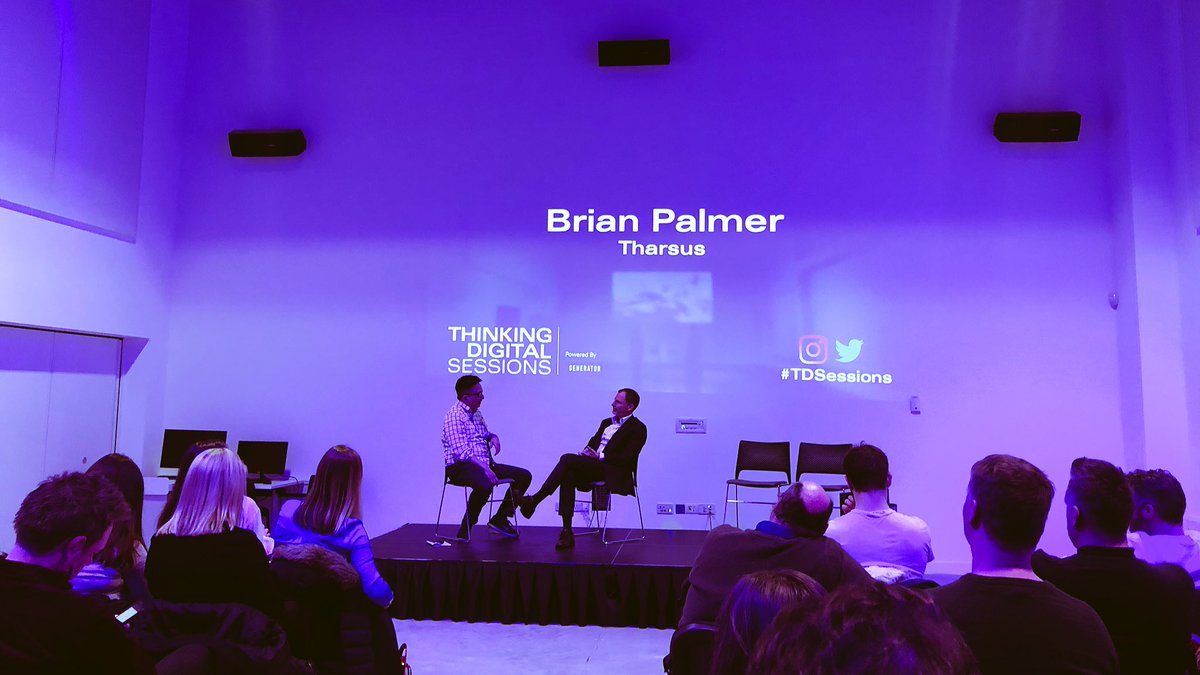 armintalic's tweet photo. Brian Palmer of @TharsusGroup sharing the business challenges, pivots and successes that built a Β£50m Group through a decade of βopportunitiesβ. #TDsessions https://t.co/t9bacw3Bmy