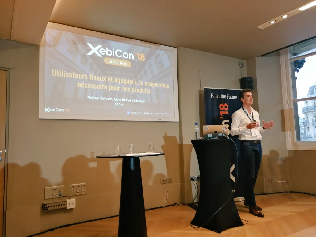 Gros kiff dans ma conf à #Xebicon18 ! 5 de mes principes basés sur 5 ans de vécu pour faire le bon produit avec des utilisateurs moteurs et des équipiers motivés et responsables. Conf grandement améliorée grâce à tous vos feedback #agiletourlille ! Merci!  #1jour1kiff <a href="/xebiconfr/">XebiCon Fr</a>