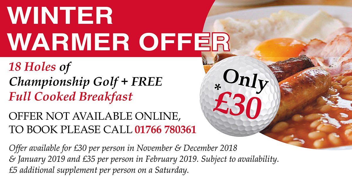 royalstdavidsgc's tweet photo. INCREDIBLE Offer!!!
A green fee offer to rival the very best! The course is in great condition with no temporary tees &amp; exceptional greens, so come and take advantage of this crazy low offer during the winter. #wintergolf #golfinwales
@wales_golf @golfnorthwales @GolfersLocal https://t.co/GguWIXpd32