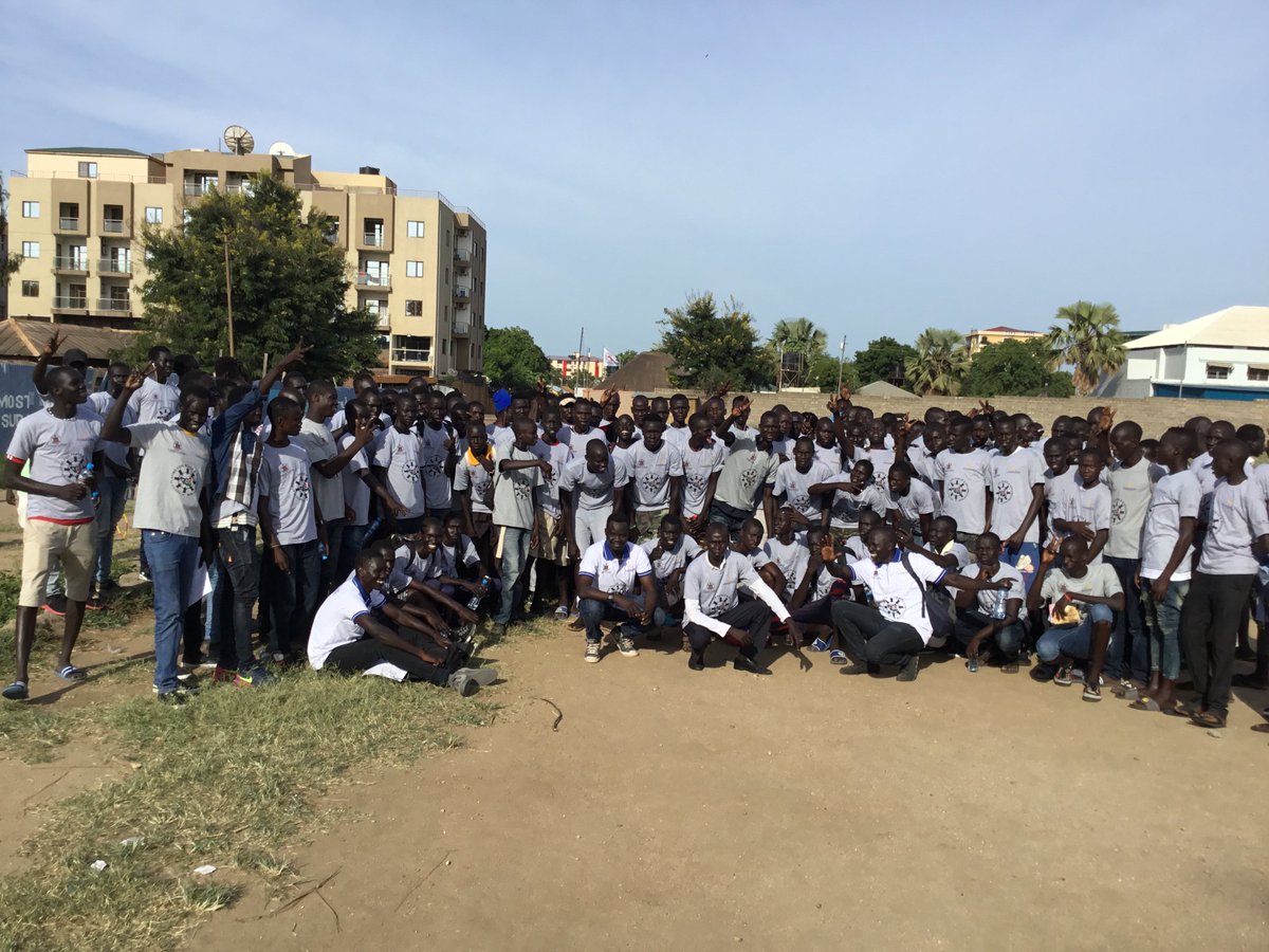 TrinityCollege's tweet photo. “We wanted to bring youth from different tribes or ethnic groups together & enable them to showcase their talents,” explains Ukuch Gabriel Ligol ’19, about his recent #ProjectsForPeace grant & goal for uniting youth in South Sudan w/ soccer. https://t.co/6lA2OiILxp #TrinityGood https://t.co/9ffHhfHUBz