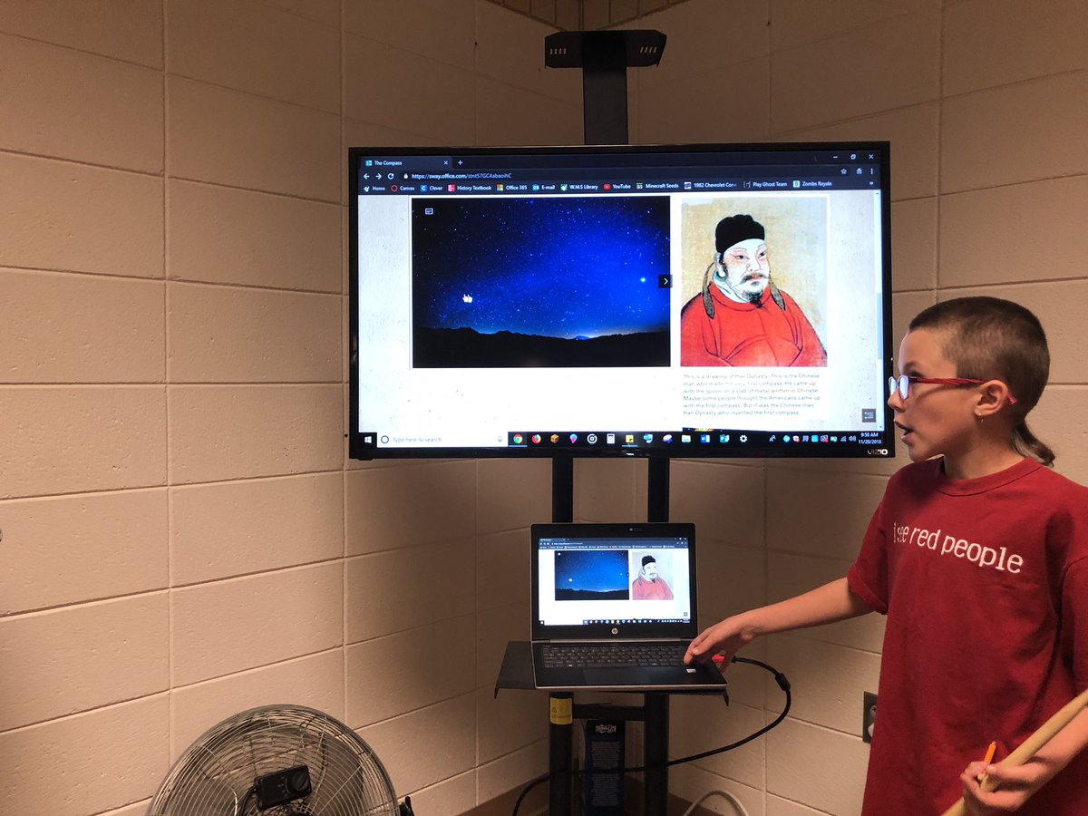 SteveWatts_'s tweet photo. 21st century skills in action at the @wmsfutureready #futurereadysc 6th grade showcase. Enjoyed the Ss presentations and conversation. #sccsd @MrSackmann @MrsJoffer https://t.co/mLILoOOrSK
