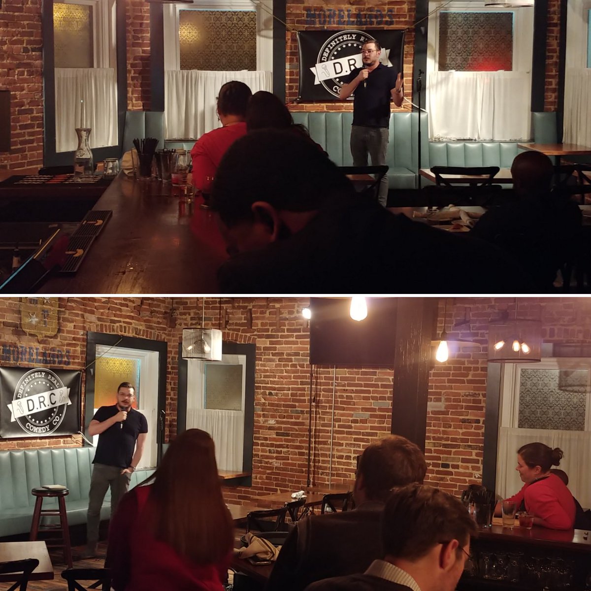 DefRealComedy's tweet photo. #HumansTellingJokes at @morelandstavern was dope last night
Thanks to everyone who came our to #DefinitelyRealComedy 's 32nd show!!! Next show is Thu 11/29 at @crispkitchenbar
#DCcomedy
#BrightwoodDC
#ComedyShow
#ComedyPics
#ComedyPhotos
#FreeEventsDC https://t.co/kcK6ZgSTDZ