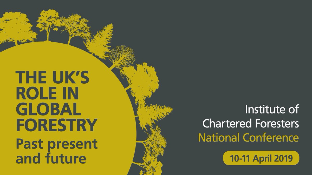 Non-members can now book for ICF's National Conference 2019: The UK's Role in Global Forestry - past, present and future. Book now to save £60 on your 2-day conference ticket #ICFGlobalForestry  charteredforesters.org/event/icf-nati…