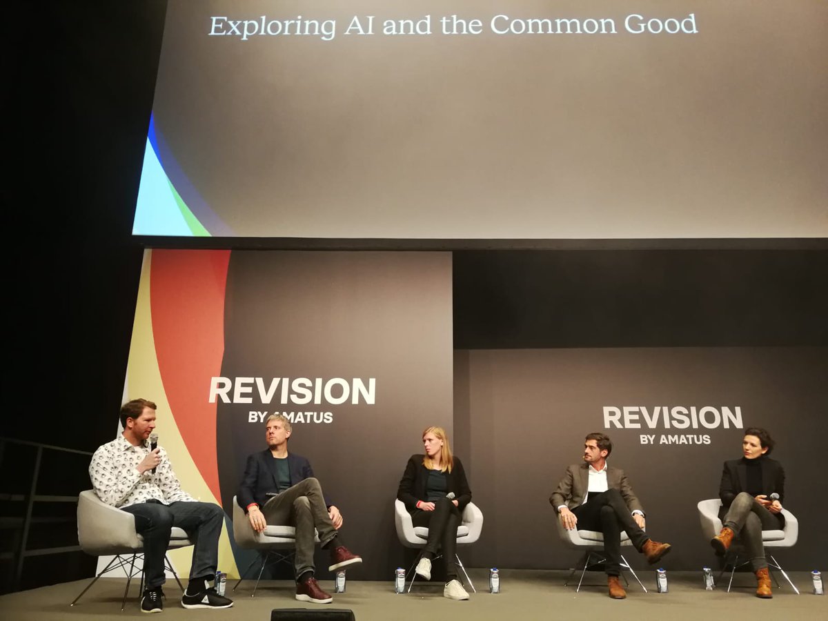 LIVE- Exploring #AI for the Common Good: <a href="/trentmc0/">Trent McConaghy</a> on panel at <a href="/Revision_HQ/">Revision</a> alongside German Parliament members, policy makers and AI experts <a href="/tinaegolf/">Tina Egolf</a> <a href="/CarlaHustedt/">Carla Hustedt</a> <a href="/RonjaKemmer/">Ronja Kemmer</a> <a href="/maxneufeind/">Max Neufeind</a> #ANewDataEconomy