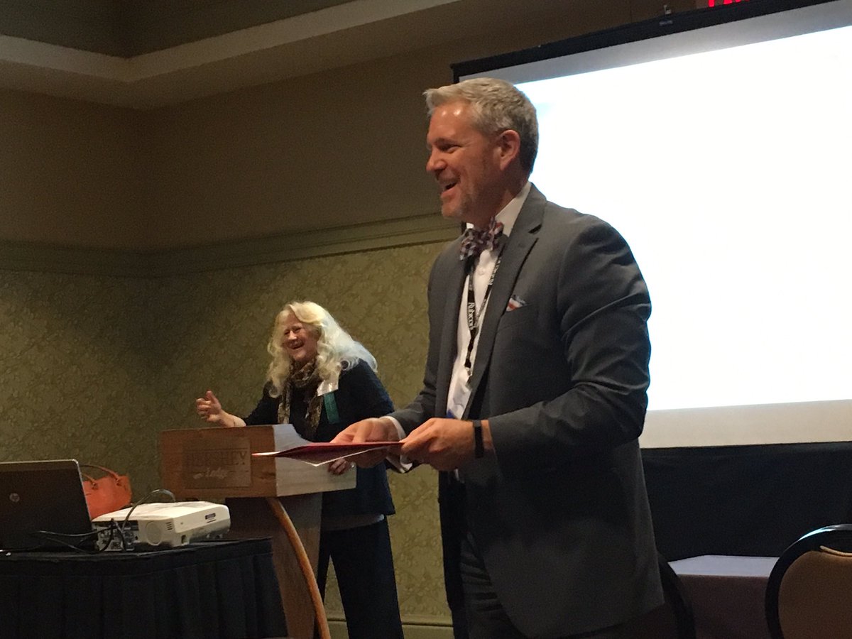 m_schoeneberger's tweet photo. @mqroth introducing Dr. Ott at #PASCD2018 for her presentation, “Effective Student Learning: Time to Consider ‘Teacher Engagement’” #kkidpride https://t.co/KhAEkxoevV