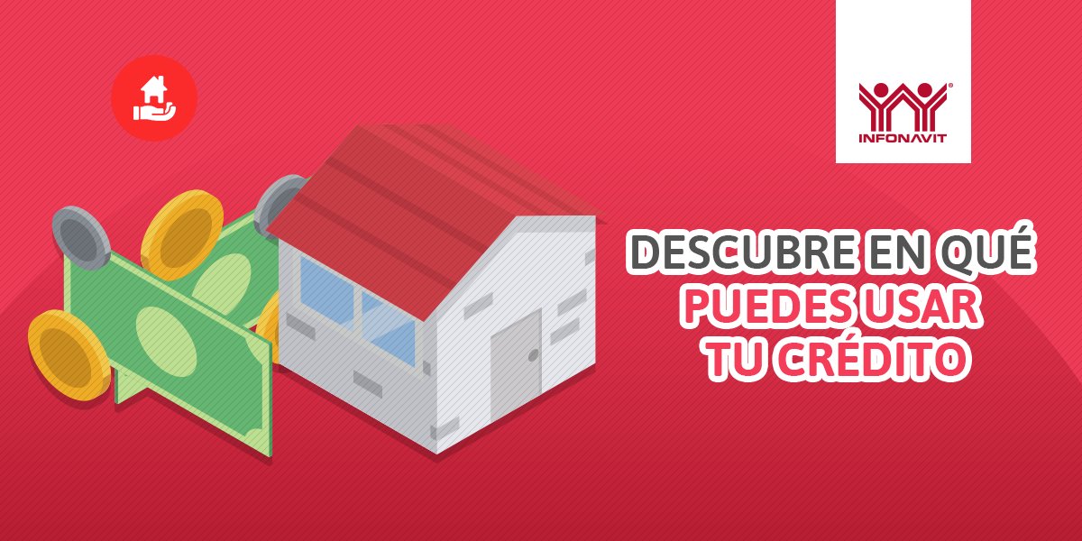 Infonavit's tweet photo. Conoce cómo puedes usar tu crédito Infonavit. Da clic en el siguiente link y entérate sobre todo lo que puedes hacer con él. https://t.co/nP7bYdRURC https://t.co/SKf9DMXxe0