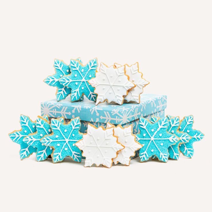 RT <a href="/amyscookies/">Amy's Cookies</a>: Serve these charming #Snowflake cookies at your #Holiday party and watch them disappear!