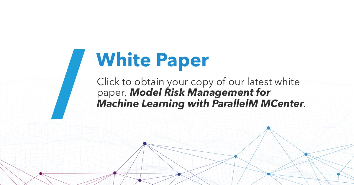 ParallelM_AI's tweet image. Learn more about #machinelearning and #deeplearning model #riskmanagement from our latest #whitepaper, &quot;Model Risk Management for Machine Learning with ParallelM MCenter.&quot; Download here: ow.ly/uoDw50jKf3n #MLOps #datascience #AI