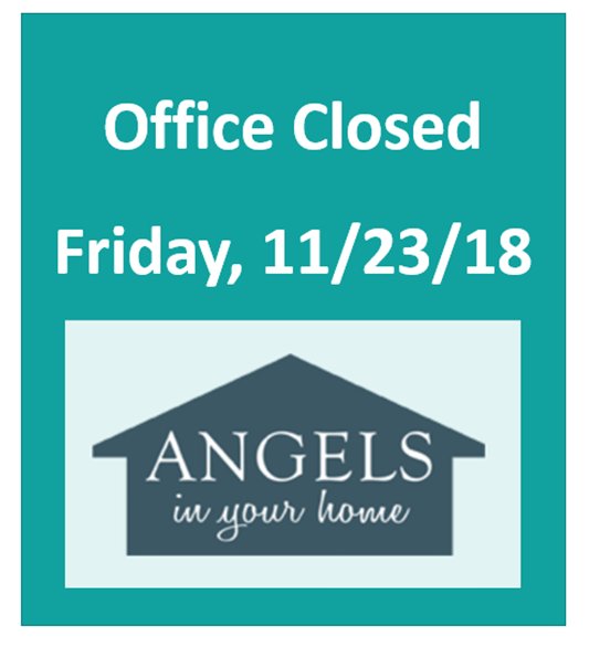 AngelsInUrHome's tweet photo. Our office will be closed on Friday, November 23. If you have any questions feel free to call our office at (585) 392-1118. Have a great holiday! https://t.co/KjOKqB2Q3s #RochesterNY #UpstateNY #AngelsInYourHome #homehealth #caregivers https://t.co/9KG2gkqf54