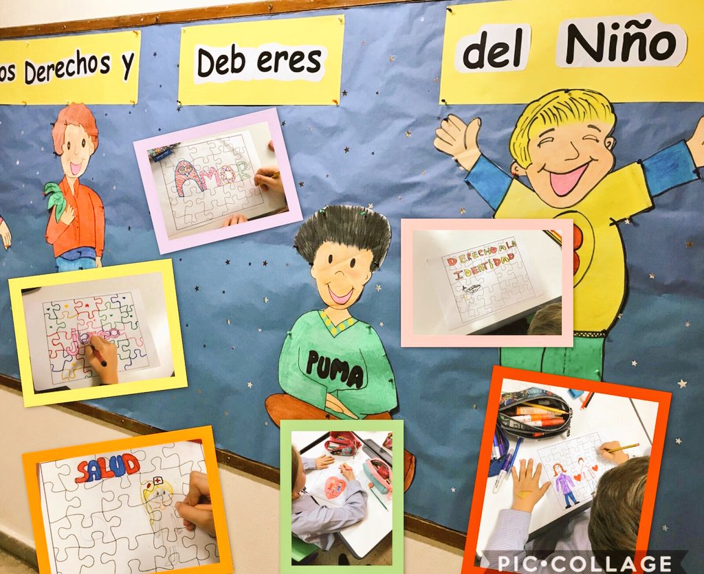 Patrocinio De San Jose Recordamos Los Derechos Y Deberes De Los Ninos 3 Y 4º Educacionprimaria Diauniversaldelnino