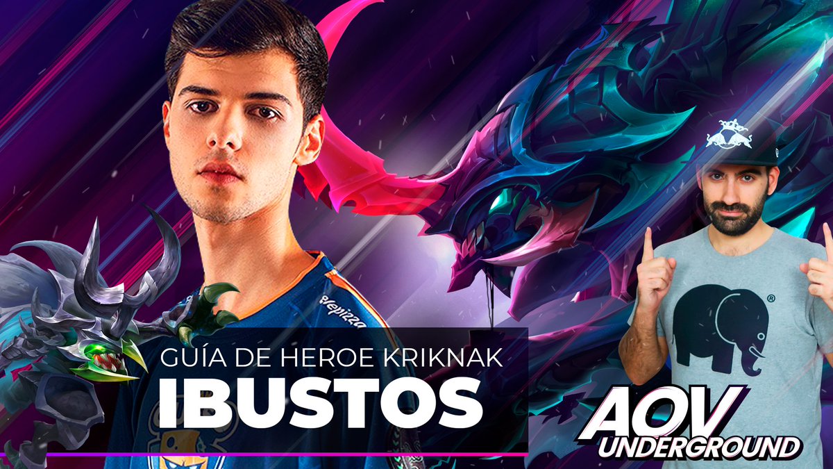 ▶️#AOVUnderground31

<a href="/xNavalha/">Navalha</a> nos trae la Guía definitiva del héroe con posiblemente el mayor daño explosivo del juego...KRIKNAK! 

Además, contaremos con los consejos de @IbustosAoV, Jugador Profesional de Arena Of Valor para <a href="/TeamQuesoGG/">Team Queso</a>!

👇👇👇
📹youtu.be/Bngaps0-2Cw