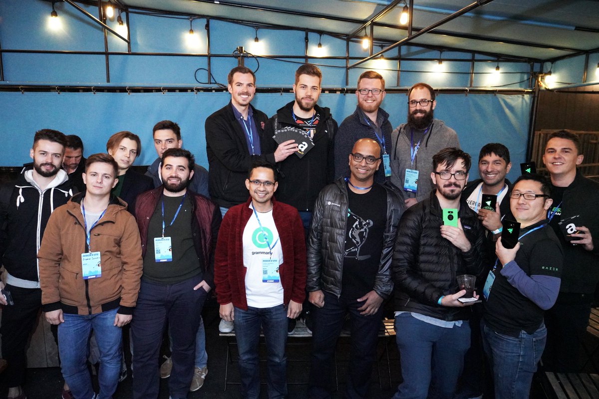 Congrats to @briangardneratl, <a href="/myotive/">☆</a>, <a href="/vanniktech/">Niklas Baudy</a>, and @kandroidj for winning Android Trivia last night at <a href="/droidconSF/">droidcon San Francisco</a>!

And thanks to everyone who came out. Our team had so much fun! #DCSF18