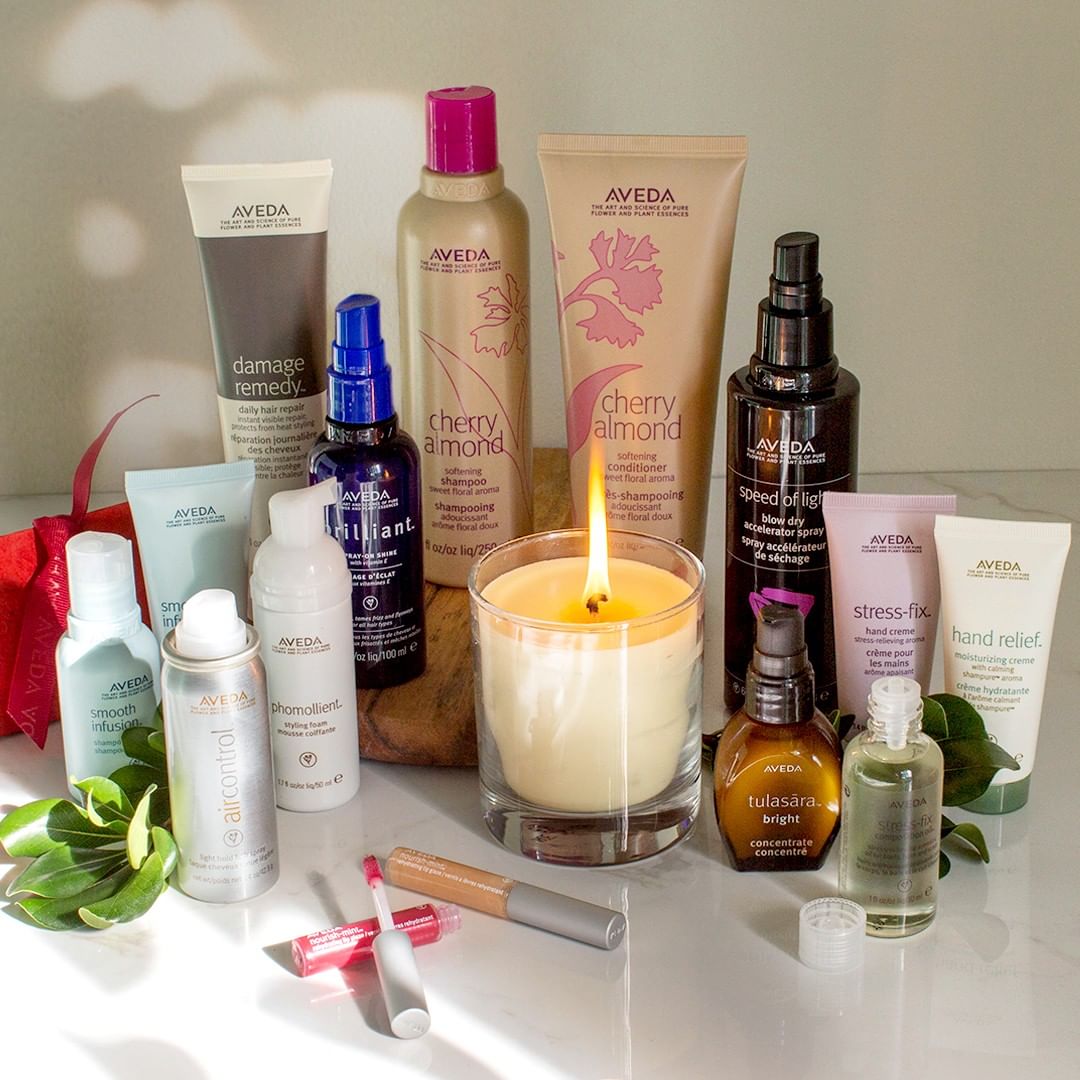 AI_South's tweet photo. Gifts for you + Gifts for them 😁
What's your favorite #AVEDA scent or product? #HolidayGiftIdeas #CherryAlmond #StressFix #AvedaLove https://t.co/De69HUPK2b