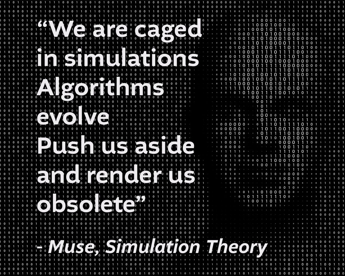VoxelCreative's tweet photo. Are we in a simulation? In their latest album “Simulation Theory,” Muse explores the simulation hypothesis and sources inspiration from science fiction. This album is an example of the power of human creative expression to capture the zeitgeist of our time. #future #tech #science https://t.co/WcKtr3sXjp