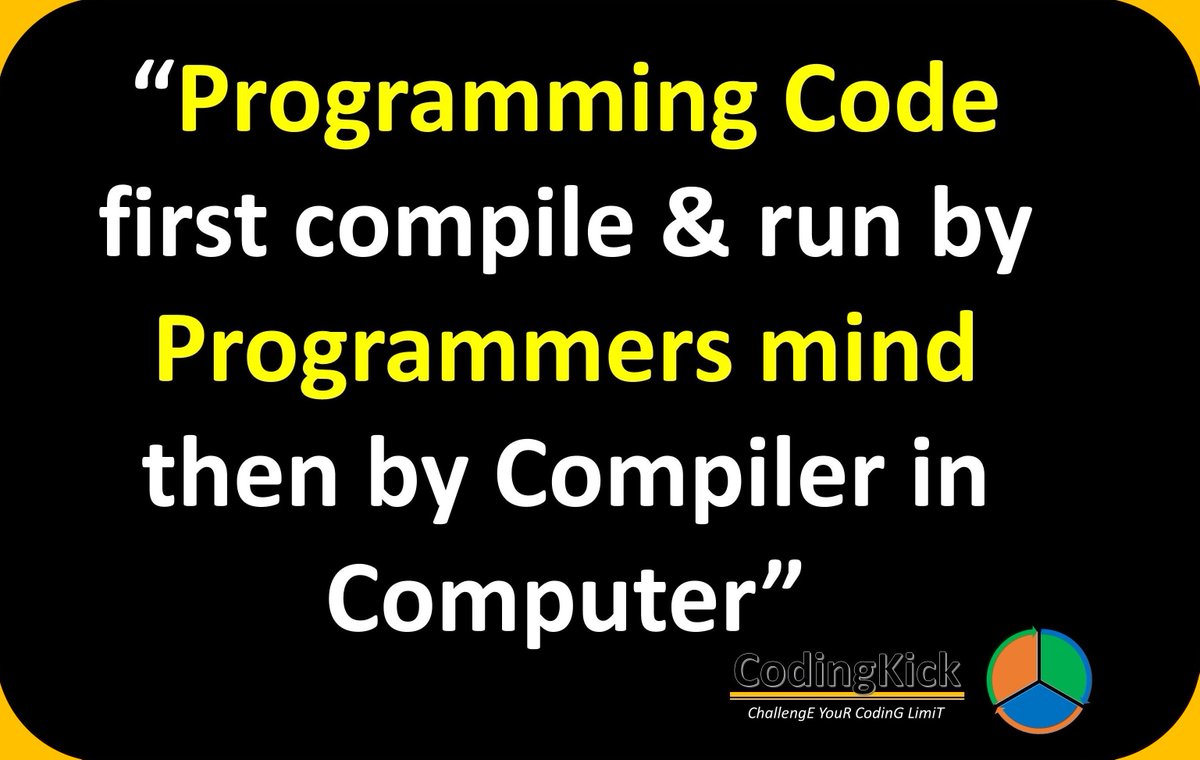 CodingKick's tweet image. #CodingKick #programmer