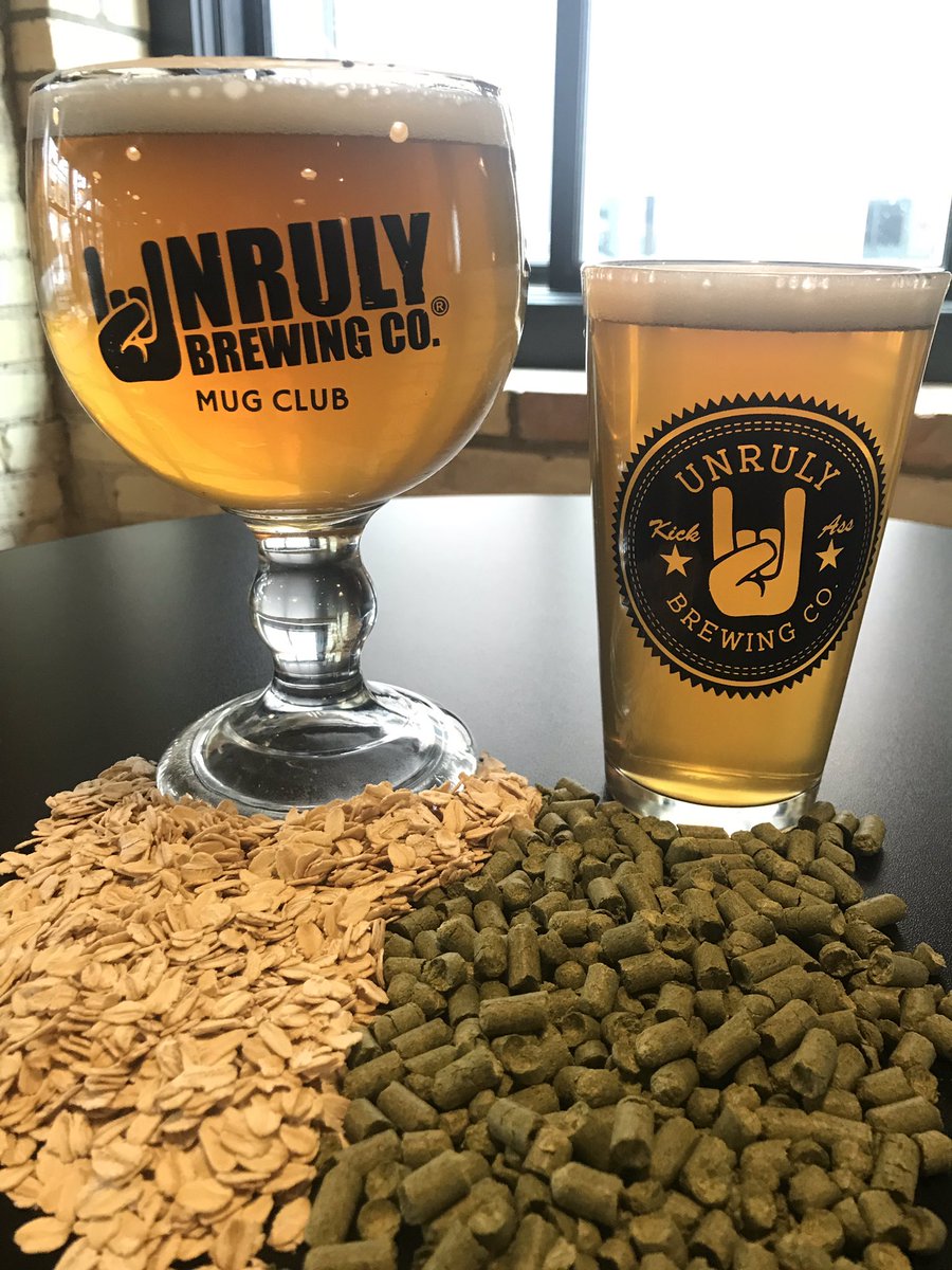 Oats ‘n Hoes is on tap! This 8.1% Imperial IPA is brewed with flaked oats to smoothly balance out its bold hop bite!#unrulybrewing #dipa #mibeer