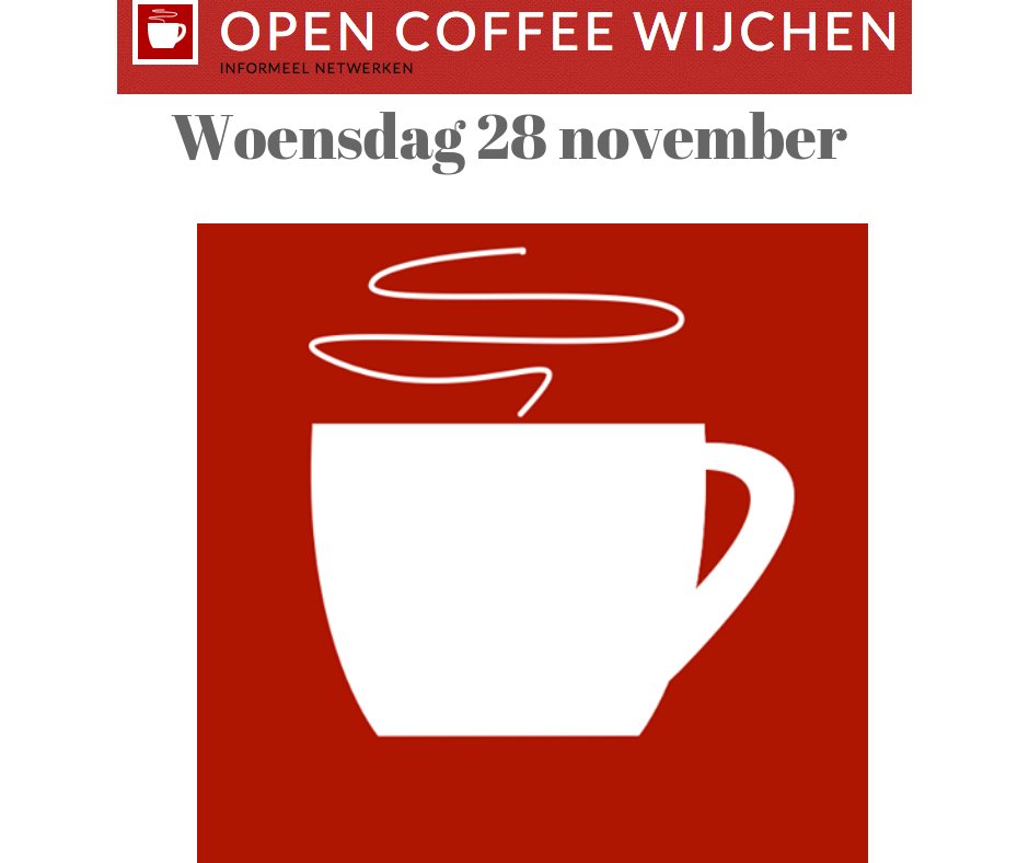 ocwijchen's tweet photo. Wat later dan je van ons gewend bent: de uitnodiging voor de eerst volgende #OpenCoffeeWijchen #netwerken #ondernemers #Koffie
#theedrinkenmagook 
https://t.co/AcssRAx4Sk https://t.co/6BbHe1kOWX