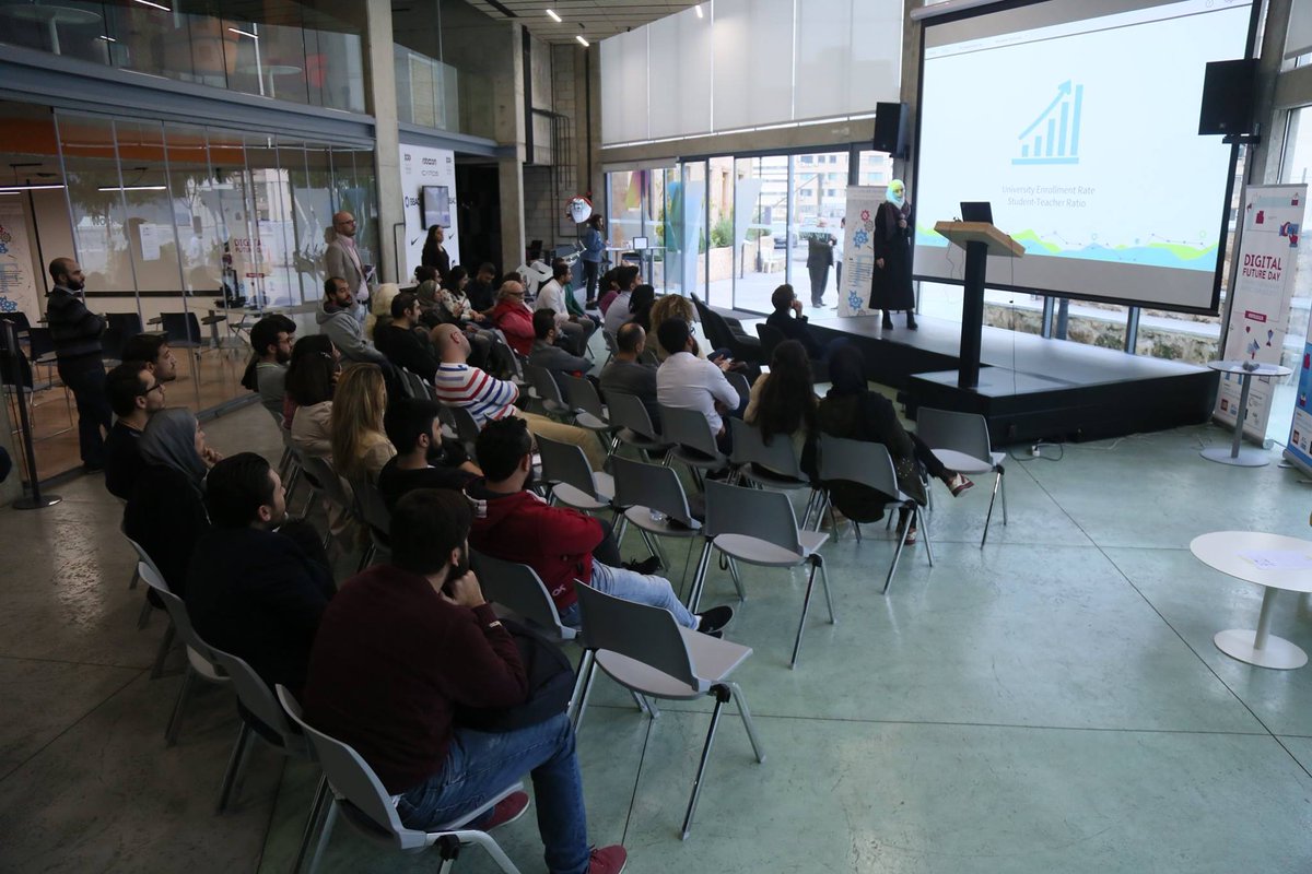 sanahawasly's tweet photo. Happy to address the #digital movement of Syria at @FNFLebanon #DigitalFutureDay and represent @Wikilogia ๐งฉ showcasing its efforts on empowering #Syrian youth through #technology ๐ป๐ก
#Wikilogia #tech4all #engineering #opensource #hackerspace https://t.co/RpdxKaQaGX