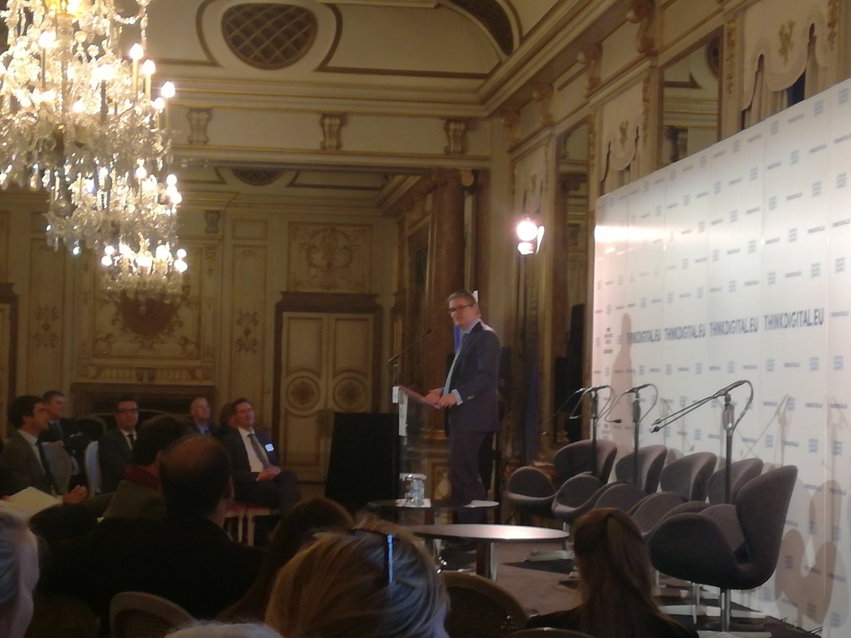 EuropeMediaLab's tweet photo. #ThinkDigital2018 @JKingEU on disinformation: "We need now to monitor the platforms who have to pass a credibility test" "rapid and effective corrections are required during elections campaigns, developed by platforms working with fact-checkers" https://t.co/JLNHpUPlXY