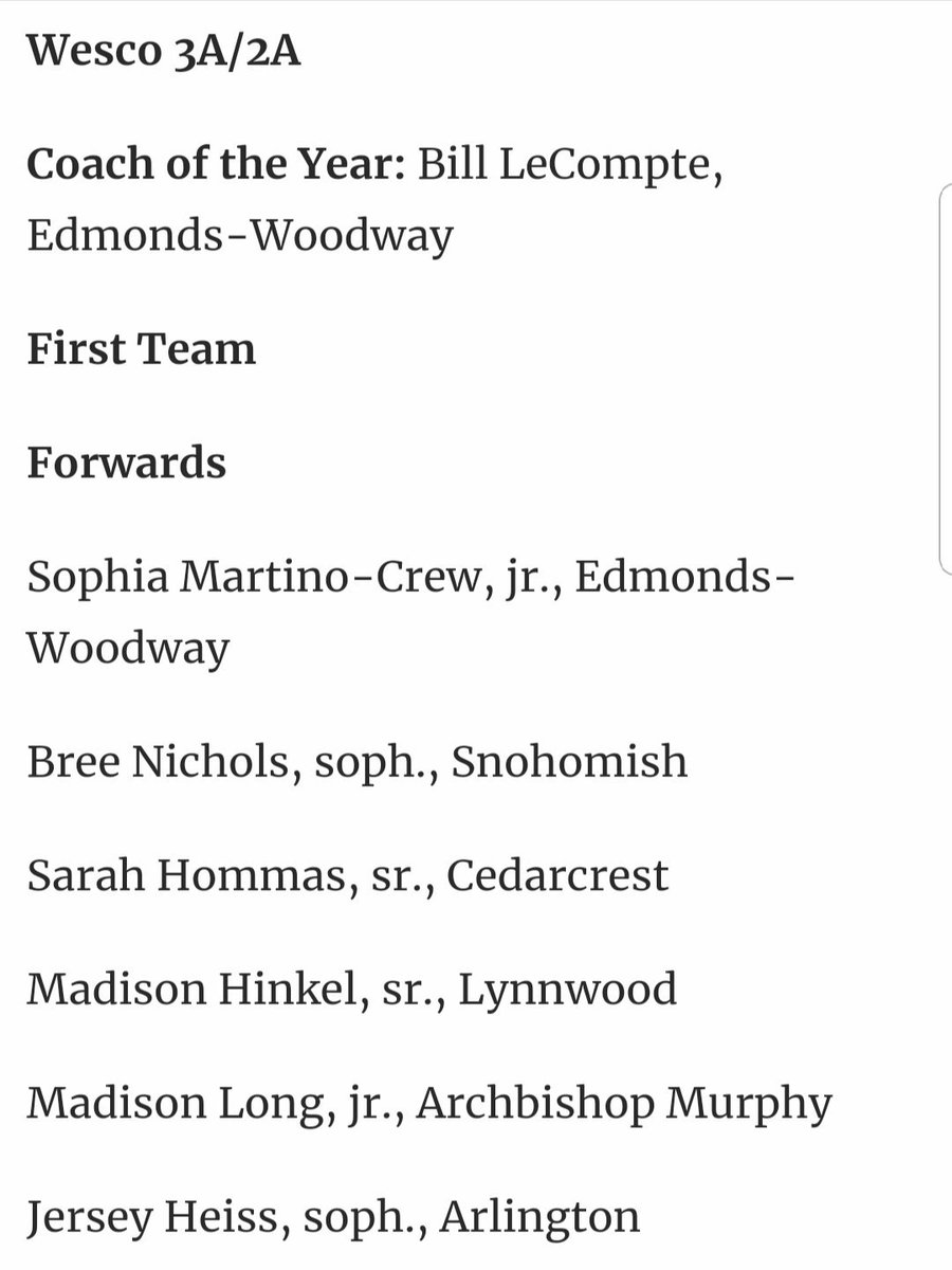 GirlsPanthers's tweet photo. Shout out to these Snohomish soccer players for making 1st and 2nd All Wesco 3A teams! 🐾⚽️👏 https://t.co/nIjtCEnkZz