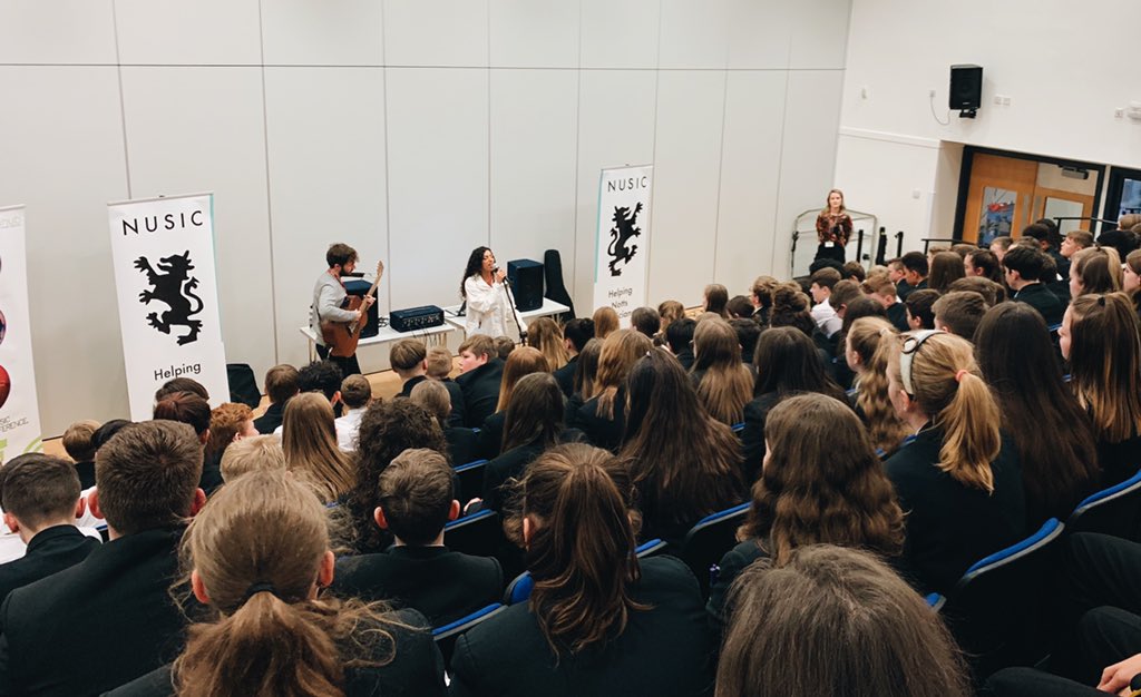 FeelTheNusic's tweet photo. // @FarnboroughAcad, that was sick! Hope ya enjoyed @hectorlemans_ and @SHVVNVIBE 🤟🏻 x https://t.co/lyrDjDKiS5