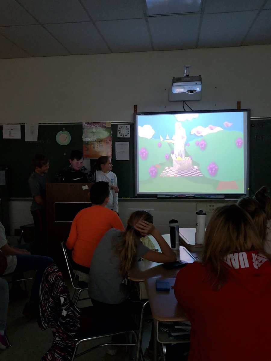 Wynantskill6th's tweet photo. A small group of students did an independent study project about mythology and presented to the class today. #Lightningthief @WynantskillUFSD https://t.co/yTmd5ag7PX