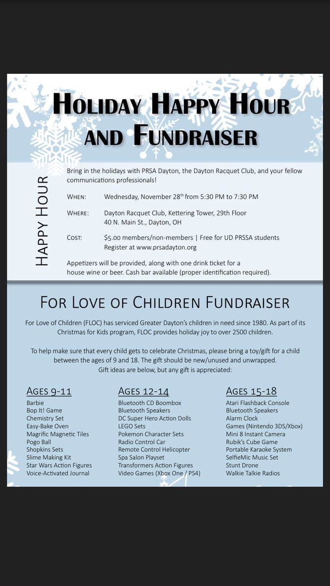 FlyerPRSSA's tweet image. Another amazing opportunity. To register, click the link: prsadayton.org/meetinginfo.ph…