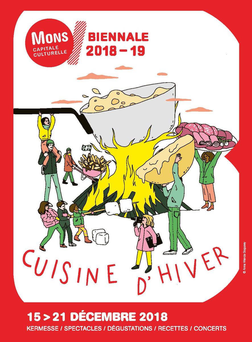 Du 15 au 21 déc, rendez-vous à la Maison Folie et découvrez le nouveau festival Cuisine d'Hiver!
Une kermesse gourmande ou des spectacles hilarants vous aideront à digérer vos obsessions alimentaires, sociétales ou enfantines.
Plus d'infos bit.ly/2QScokQ
<a href="/mons_culturelle/">Mons, Capitale culturelle</a>