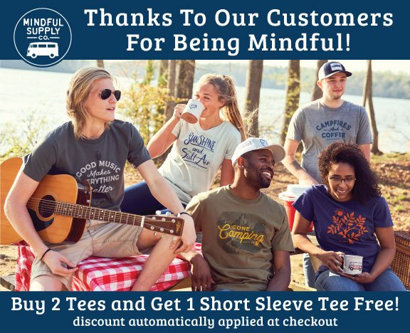 MindfulSupply's tweet photo. Happy Thanksgiving! Get your shopping done early! 

All tees are Buy 2 Get One Free!
https://t.co/ZvidQCZ8Rq https://t.co/qg15lqbP7b