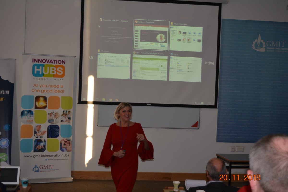 noreenhenry's tweet photo. A few images to capture #MayoAI organised by @GMITihubs in @GMITMayoCampus https://t.co/jwnnBiOQ3t