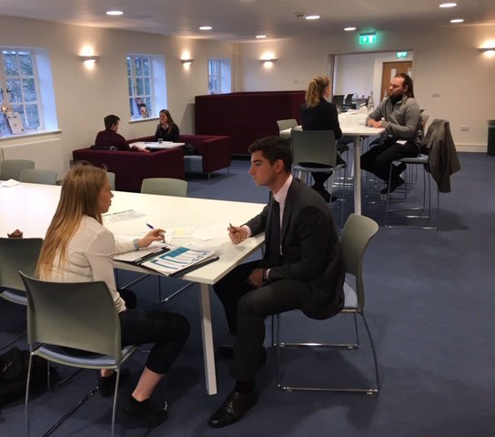 HaileyburyUK's tweet photo. The personalised university mock interviews are now under way… good luck sixth formers! #HaileyburyUK #topIBschool @CareersHby https://t.co/CqZjeiQ27P