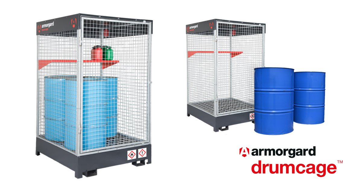 ArmorgardLtd's tweet photo. With a unique COSHH compliant design, DrumCage is one of few units on the market that can be used for storing either hazardous gas or liquids.
Find out more: https://t.co/uUTrvpwI8W
# COSHH #storageunit #safety #gasstorage #drumstorage #tickingeverybox https://t.co/GB26z9AwFx