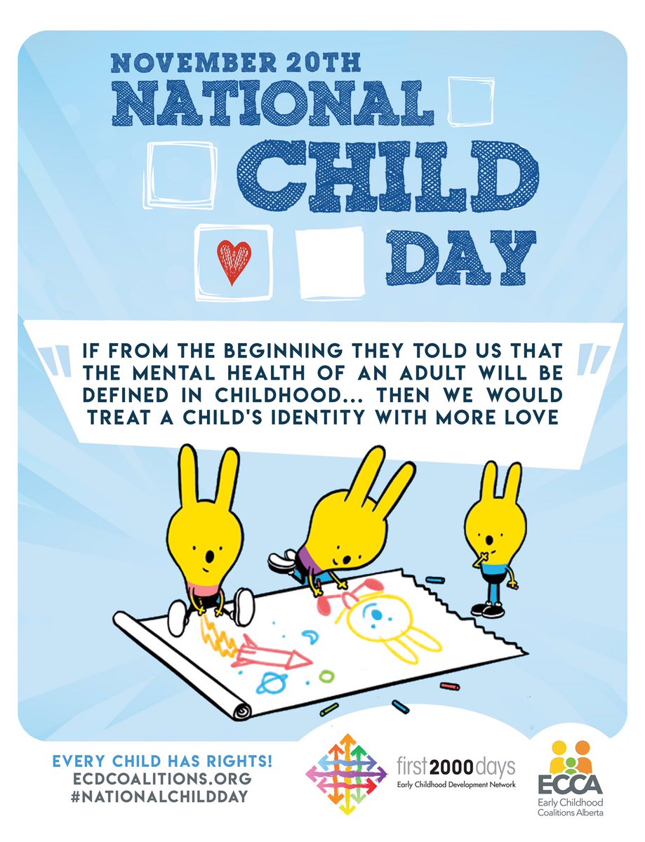 YYCsexualhealth's tweet photo. Its #NationalChildDay - and the theme this year is the Right to An Identity! Learn more at: https://t.co/Q0GQ24UZtu
#RightToAnIdentity #NCD2018 https://t.co/ZuHm3Tye6y