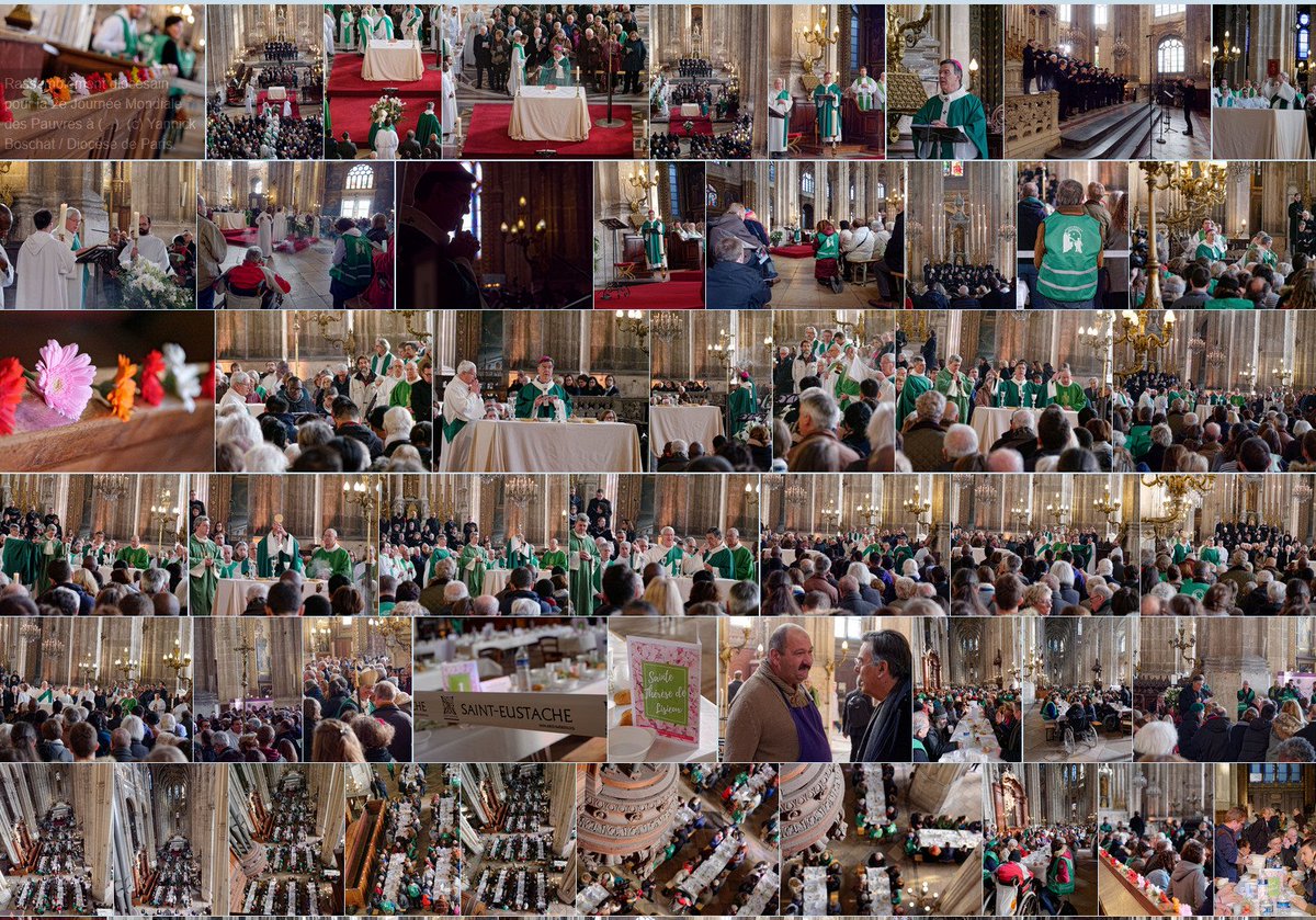 dioceseparis's tweet photo. #PHOTOS #JMP2018 Retour en photos sur le 3ème jour du week-end. Célébration et déjeuner solidaire à St Eustache.
https://t.co/zpLz4shEQ1 https://t.co/Yo9hu5l9bU