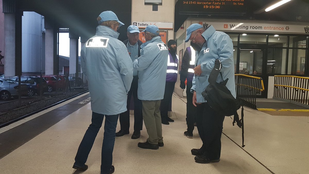 BewdleySP's tweet photo. Rail Pastors out in force today meeting with #networkrail https://t.co/EqseF4VvhX