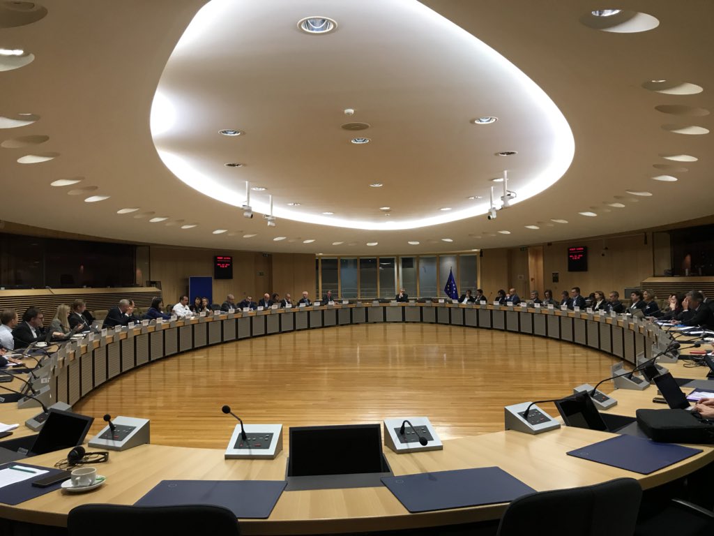 GabrielMariya's tweet photo. Governance & ethics were central at #BlockchainRoundtable. Industry & startups committed to create International Association of Trusted Blockchain Applications to work closely w/ MS at EU Blockchain Partnership. Thank you @EvaKaili & all participants https://t.co/j9MJGMo0Hy https://t.co/vm2Ku6TpaE