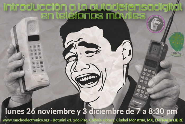 hackrancho's tweet photo. La segunda temporada viene muy buena. #Autodefensadigital para teléfonos en el #RanchoElectrónico https://t.co/FqxyiCf88K #Cooperacioncolaborativa #Cowfounding https://t.co/OpEwtfbIQH