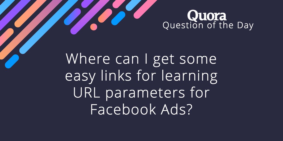 NetResults's tweet image. #NetResults answers: &quot;Where can I get some easy links for learning URL parameters for Facebook Ads?&quot; #UTM #URLParameters #DigitalMarketing #MarketingAutomation goo.gl/DAZ1ig