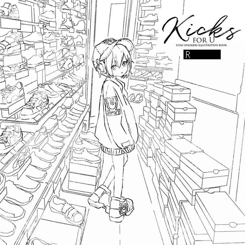 休符 V Twitter うたすくではスニーカーデザインをテーマにしたイラストアンソロジーを出す予定です めっちゃ豪華なイラストレーターが参加してくださってます お楽しみに